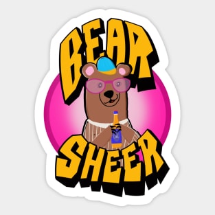 Summer Bear Sticker